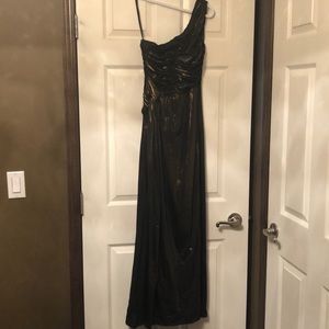 One shoulder long dress